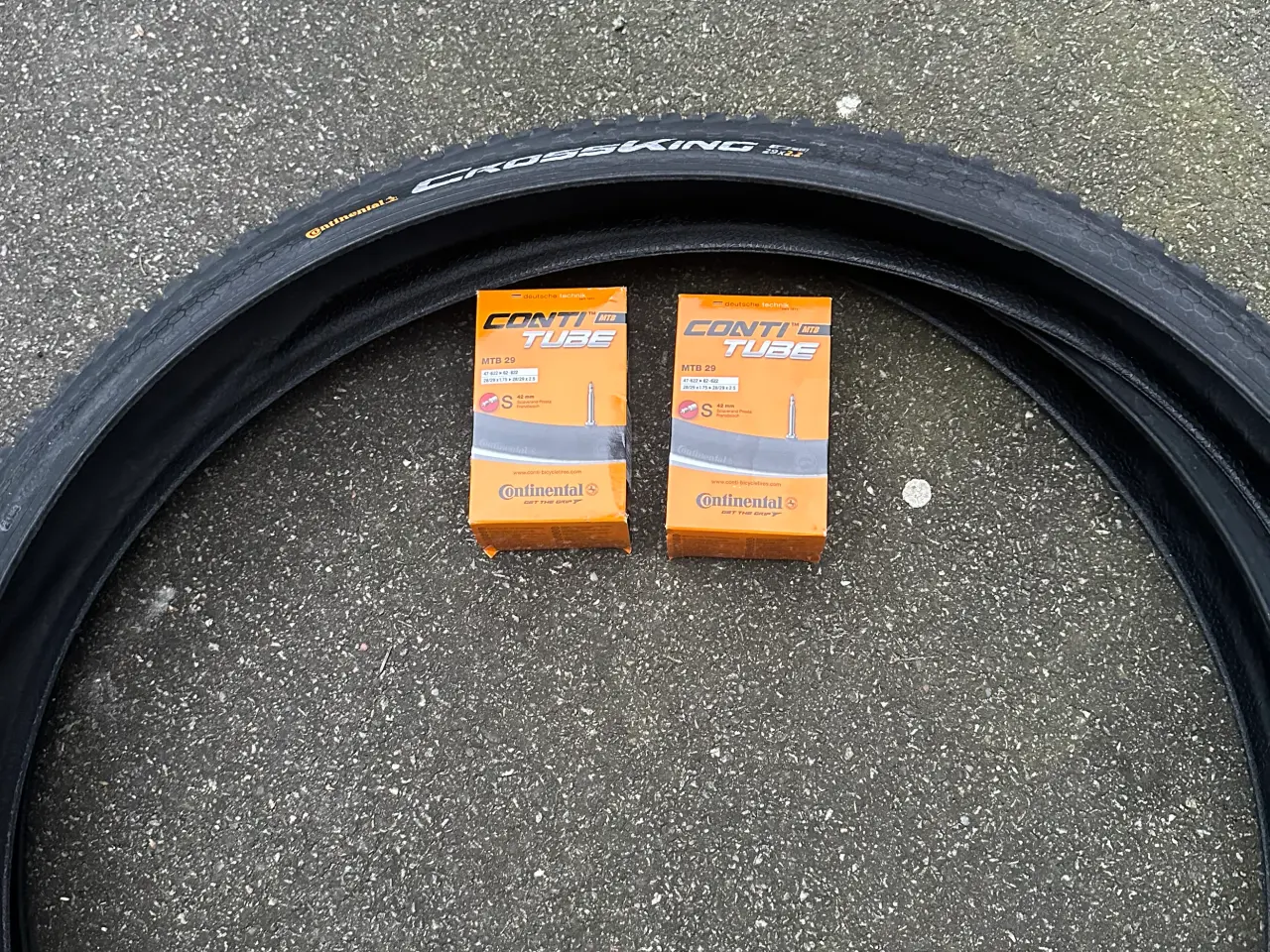 Billede 2 - CONTINENTAL CROSSKING MTB 29X 2,2 KOMPLET DÆKSÆT