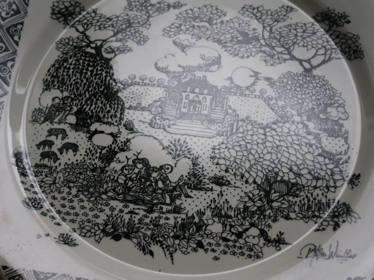Billede 9 - Bjørn Wiinblad, platte, tallerken, skål