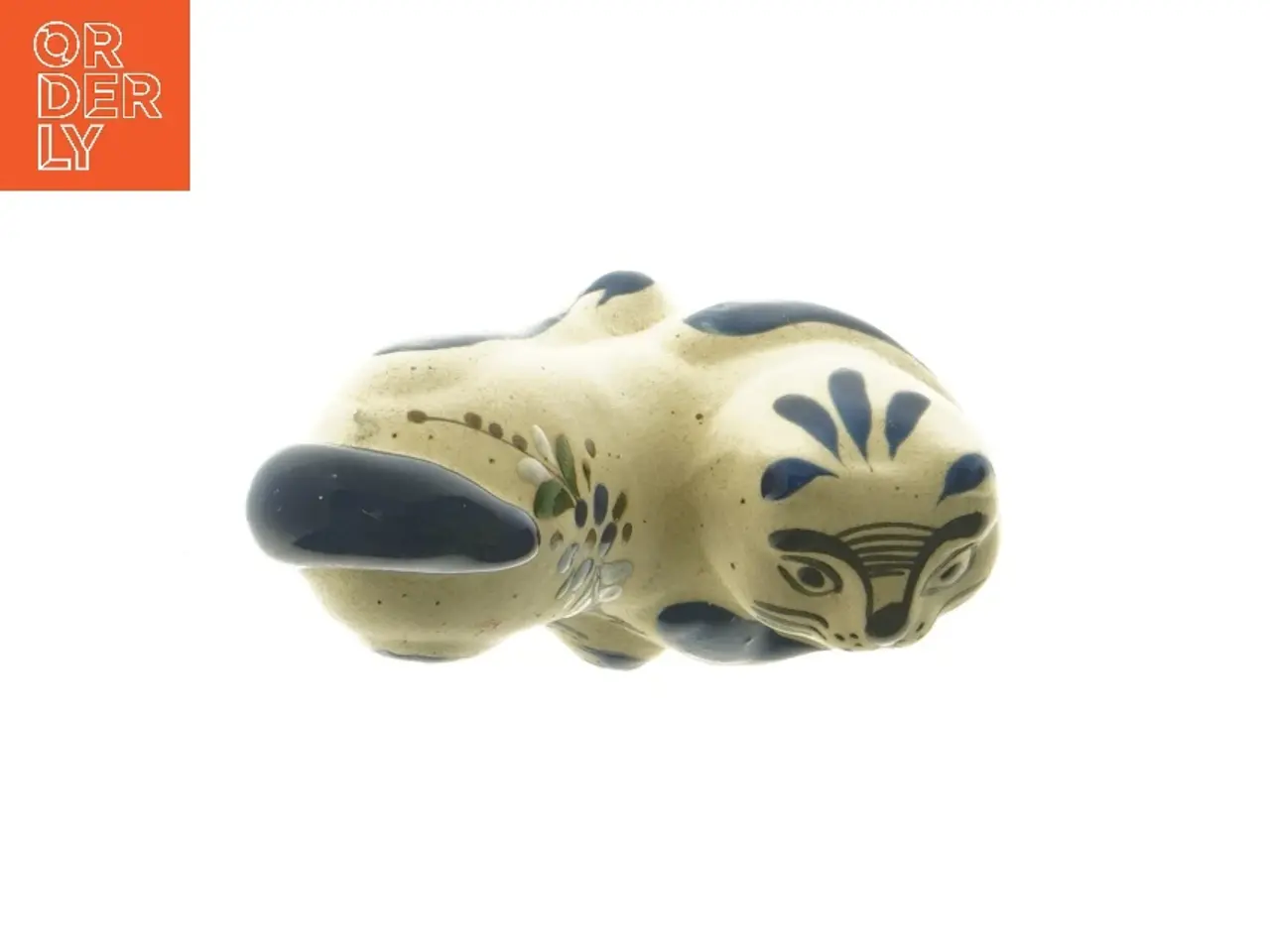 Billede 3 - Keramik kat figur (str. 10,5x11 cm)