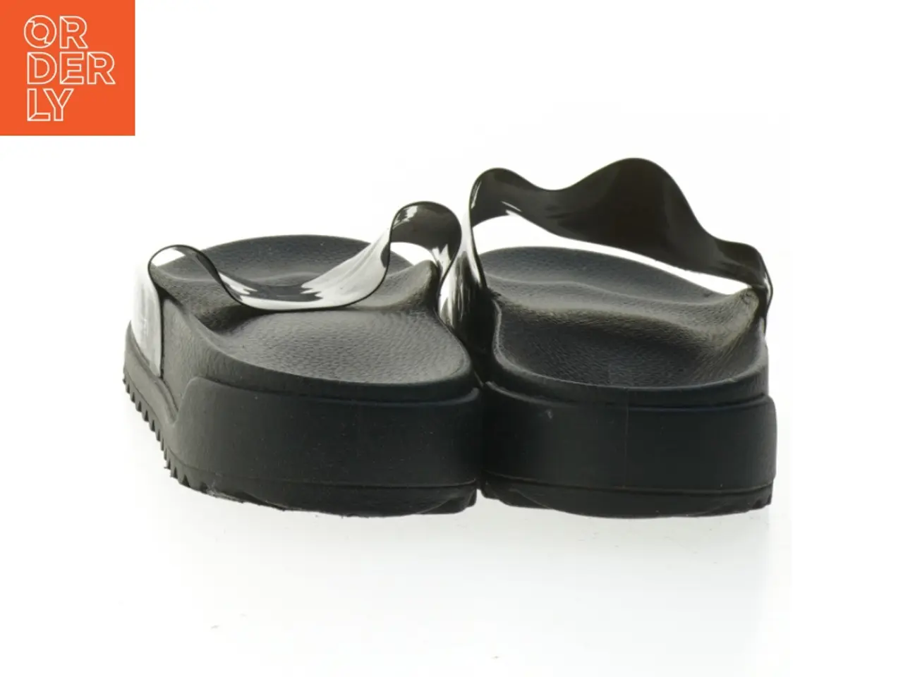 Billede 2 - SuperDry Sorte sandaler med glat overdel (str. Længde, 28 cm)