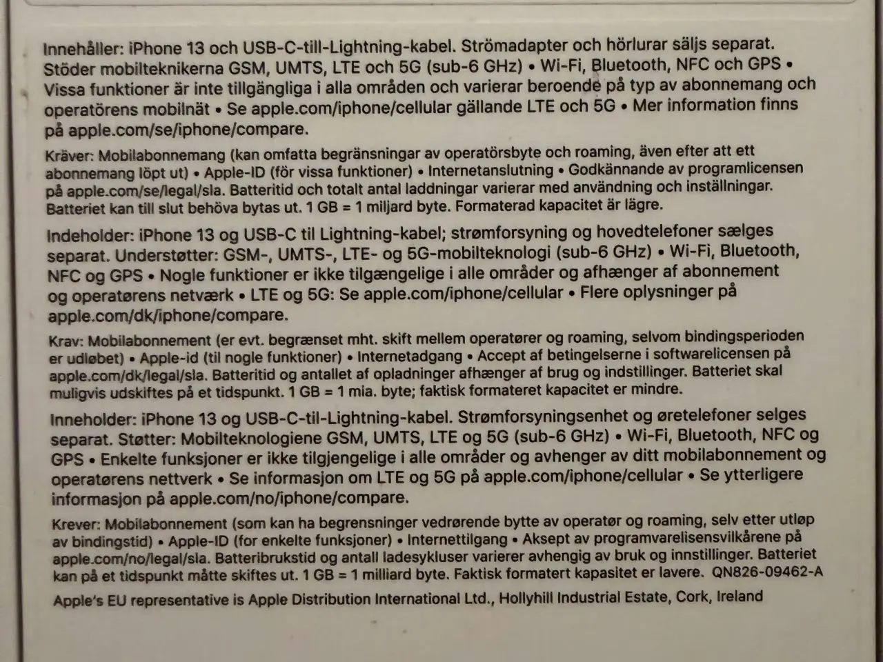 Billede 6 - iPhone 13 128GB inkl cover, Panzerglas, kabel