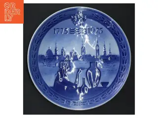 Royal Copenhagen jubilæum tallerken (str. Ø 18,5 cm) fra Royal Copenhagen