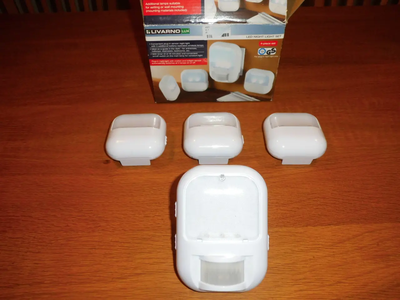 Billede 1 - LED Natlys 4 enheder...
