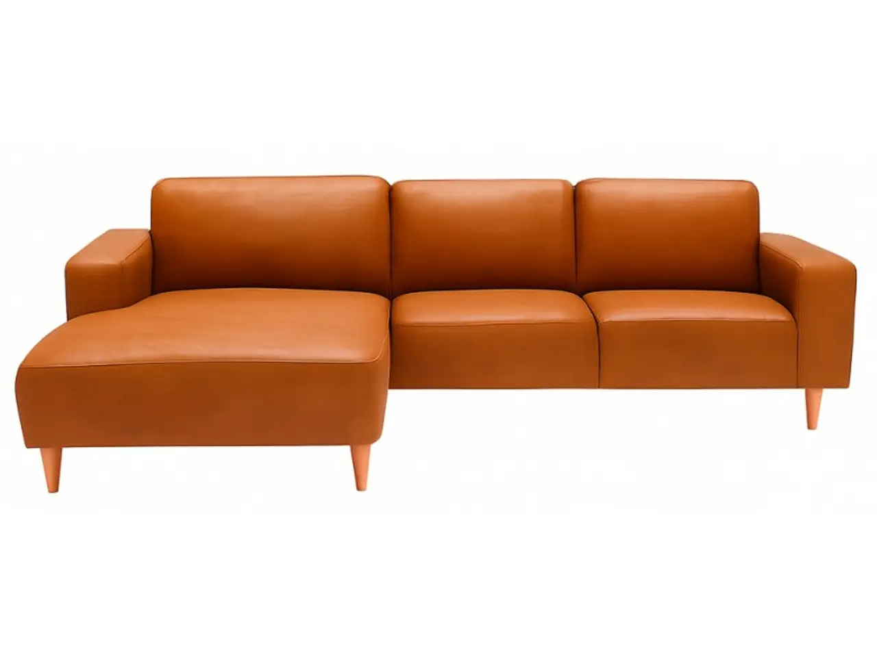 Billede 1 - Hjort Knudsen Copenhagen læder chaiselongsofa venstrevendt