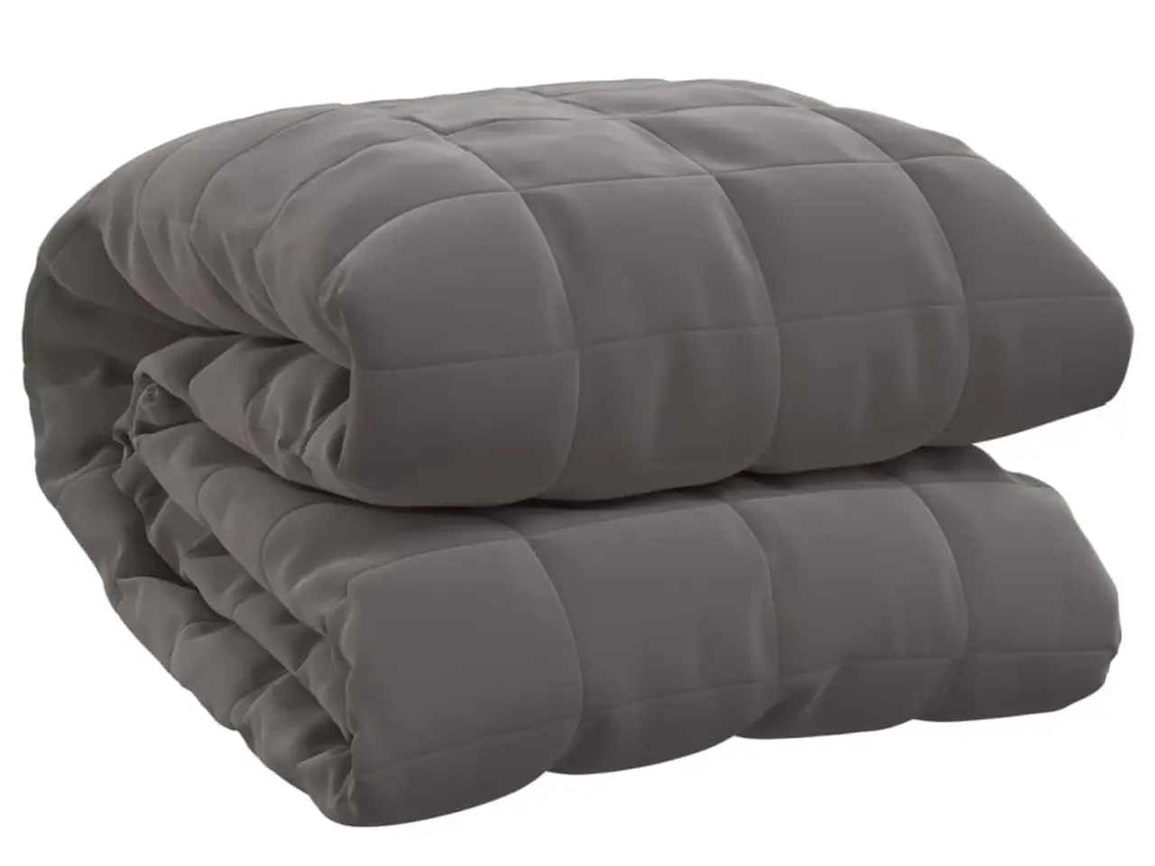 Billede 2 - Tyngdetæppe 152 × 203 cm - 7 kg, grå stof