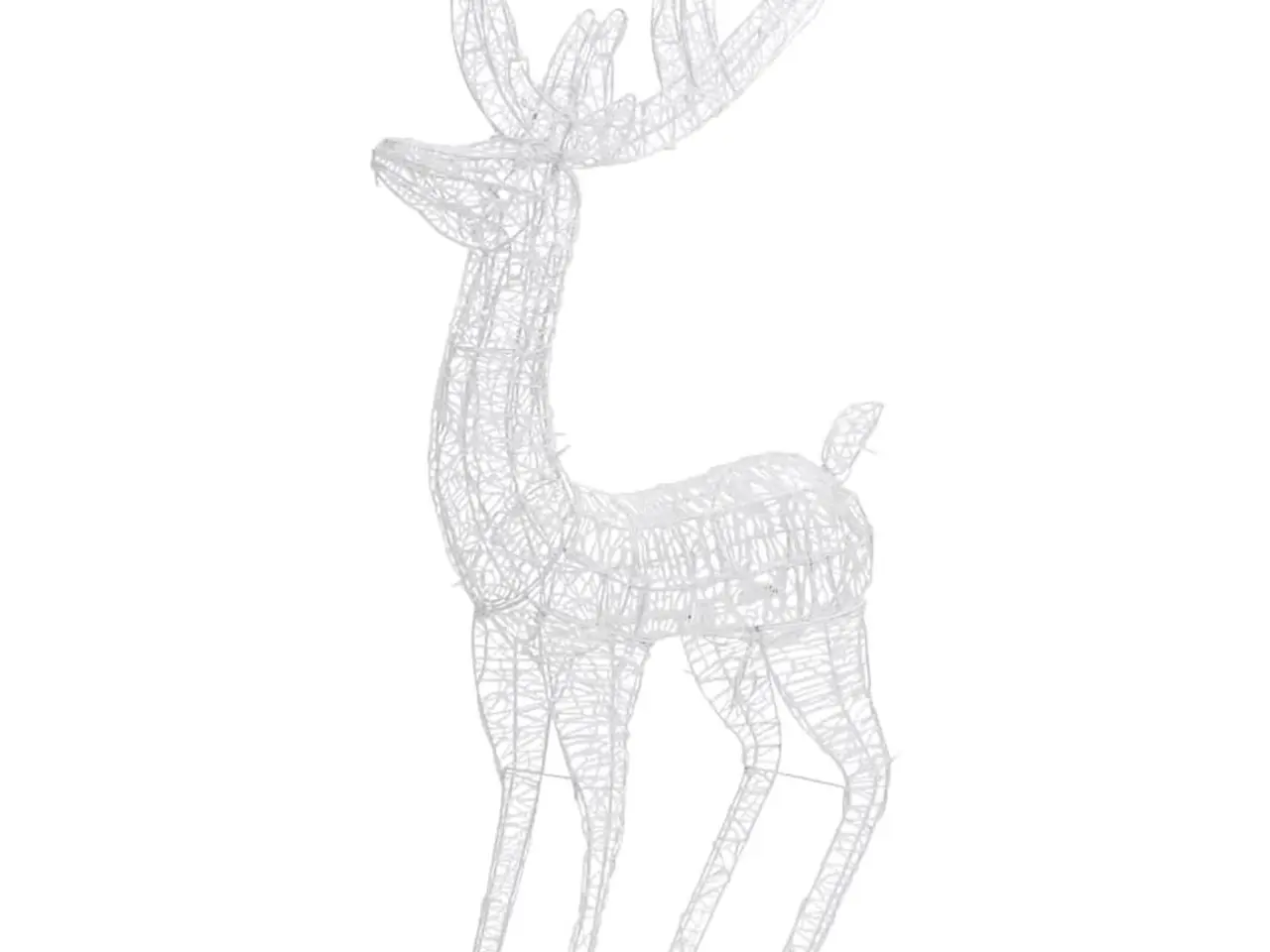 Billede 5 - Julerensdyr XXL 180 cm - varm hvid