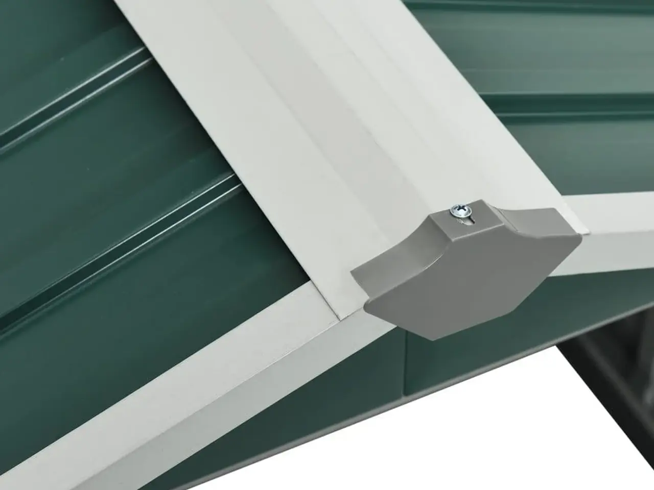 Billede 7 - Garage til robotplæneklipper 92×97×63 cm - galvaniseret stål, grøn