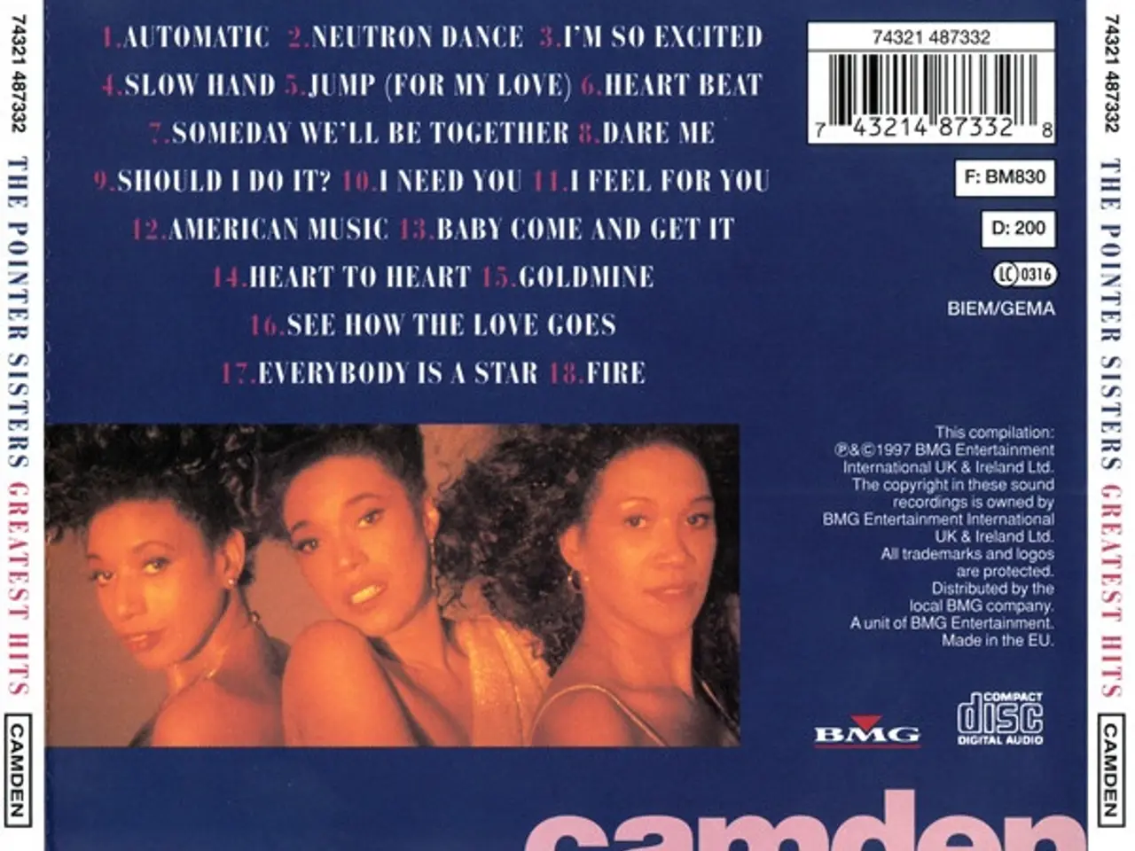 Billede 2 - The Pointer Sisters* – Greatest Hits – CD