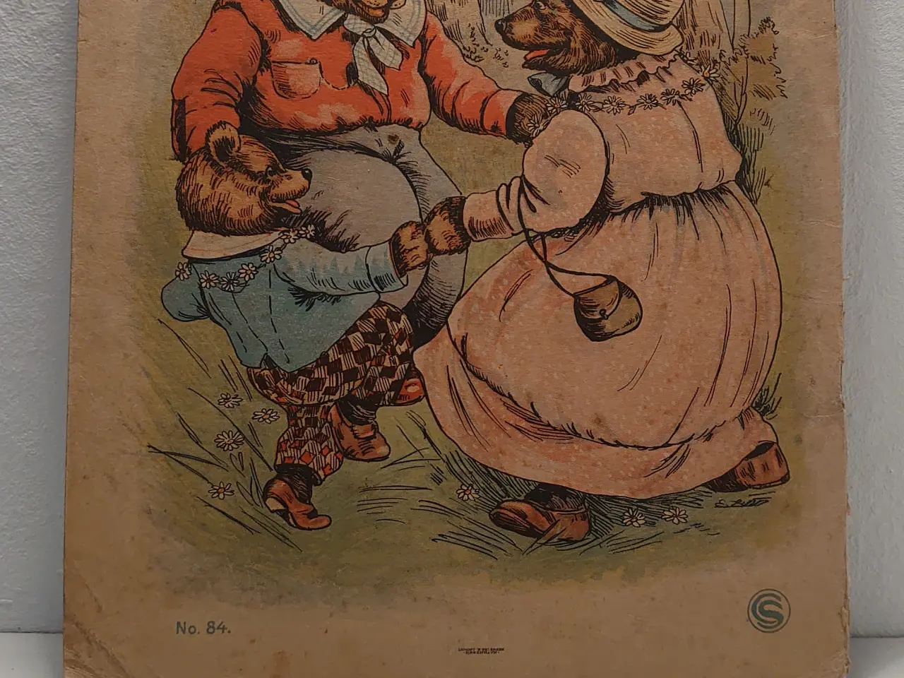 Billede 2 - "De tre Bjørnes ABC. C. Stenders Kunstforlag No 84