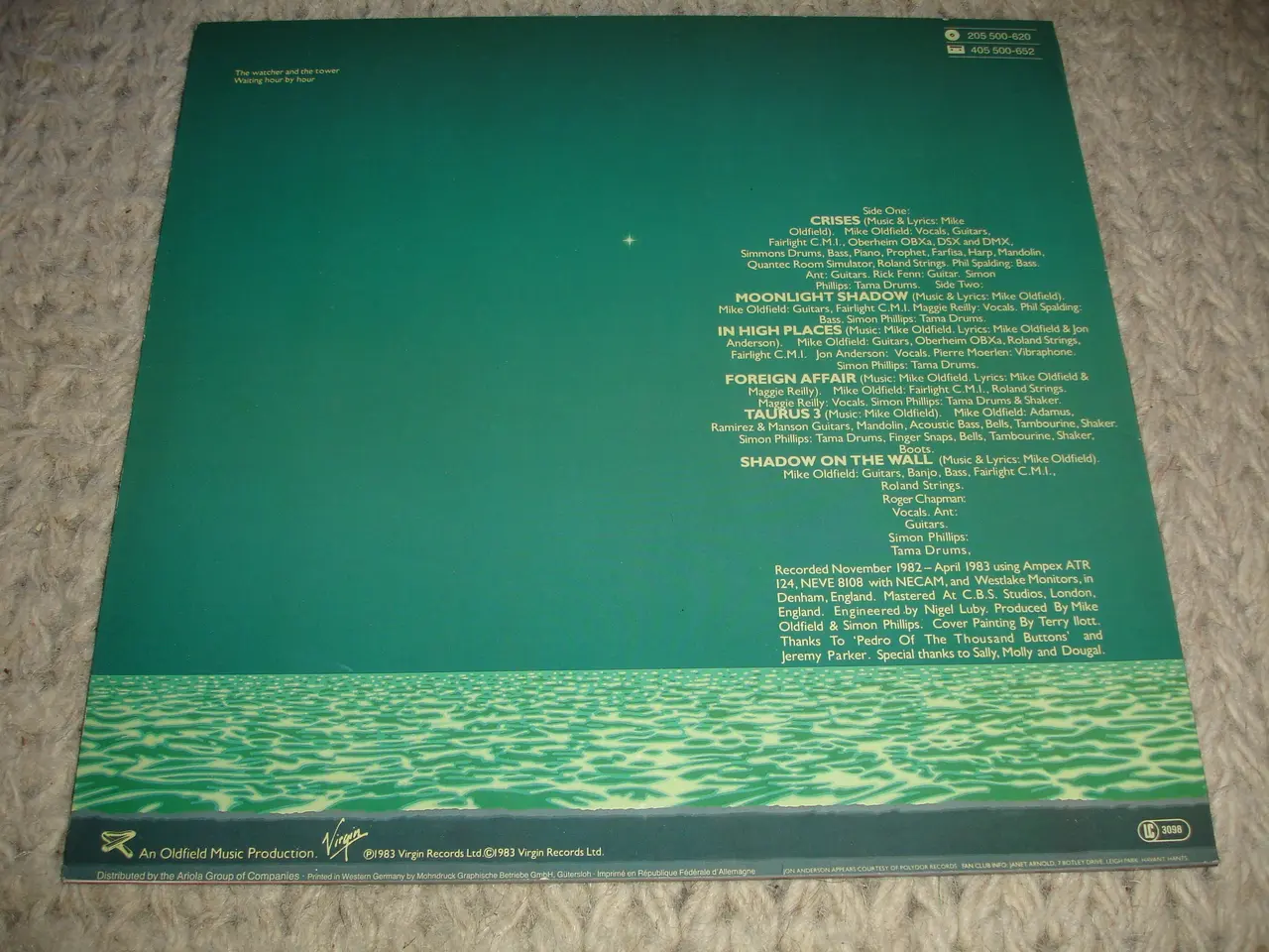 Billede 3 - Mike Oldfield – Crises ( Moonlight Shadow )