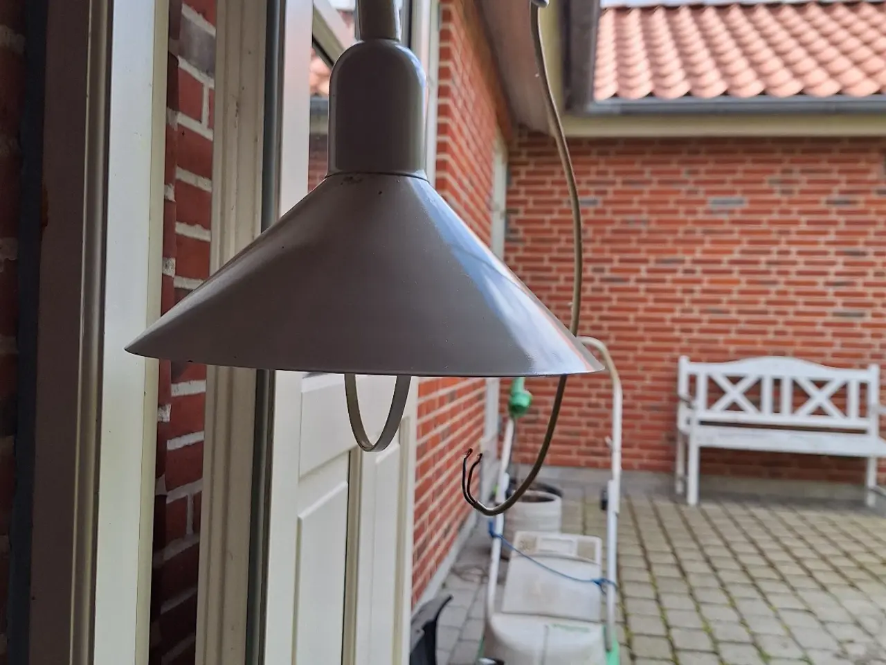 Billede 1 - Gammel køkken lampe