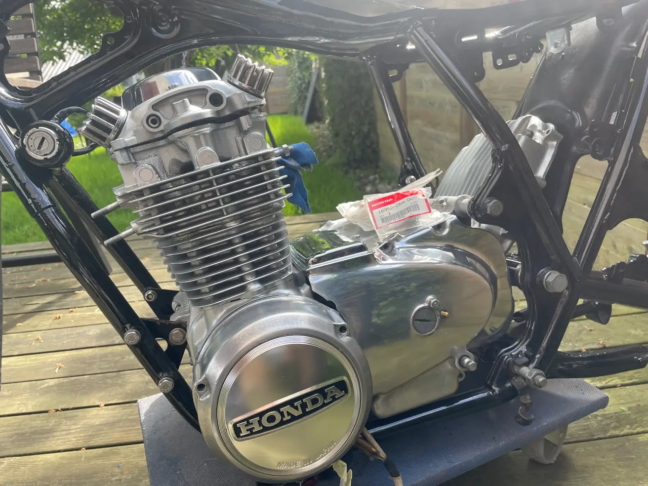 Billede 4 - Motor på stel