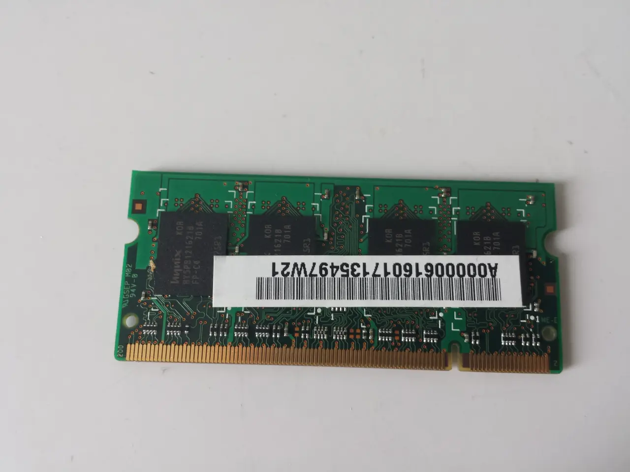 Billede 2 - Hynix 512MB DDR2 SODIMM RAM 200-pin Unbuffered CL4