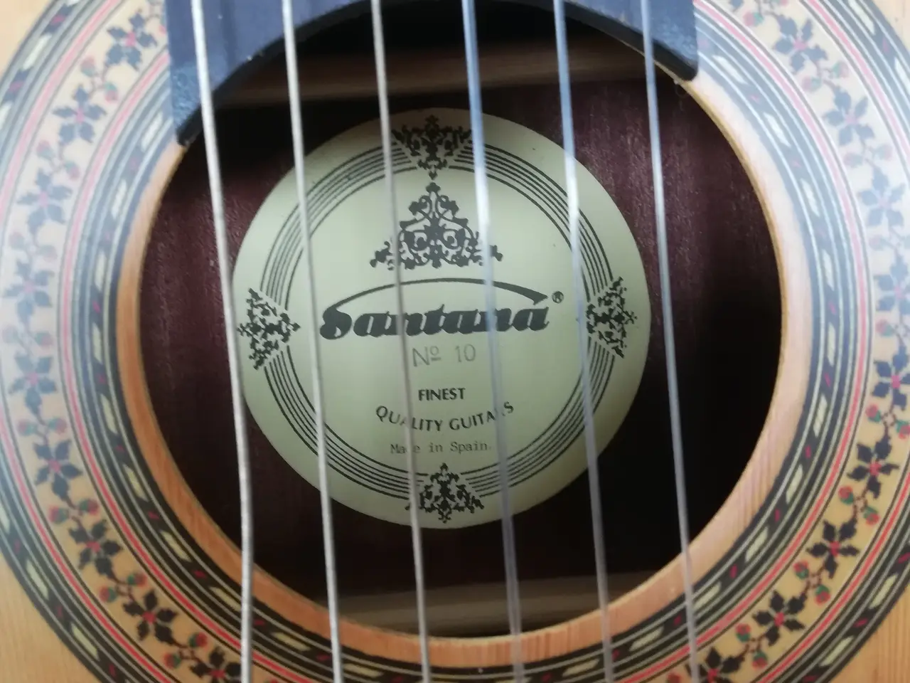 Billede 4 - Flot Santana Nr. 10 guitar Spanien, etui og tuner