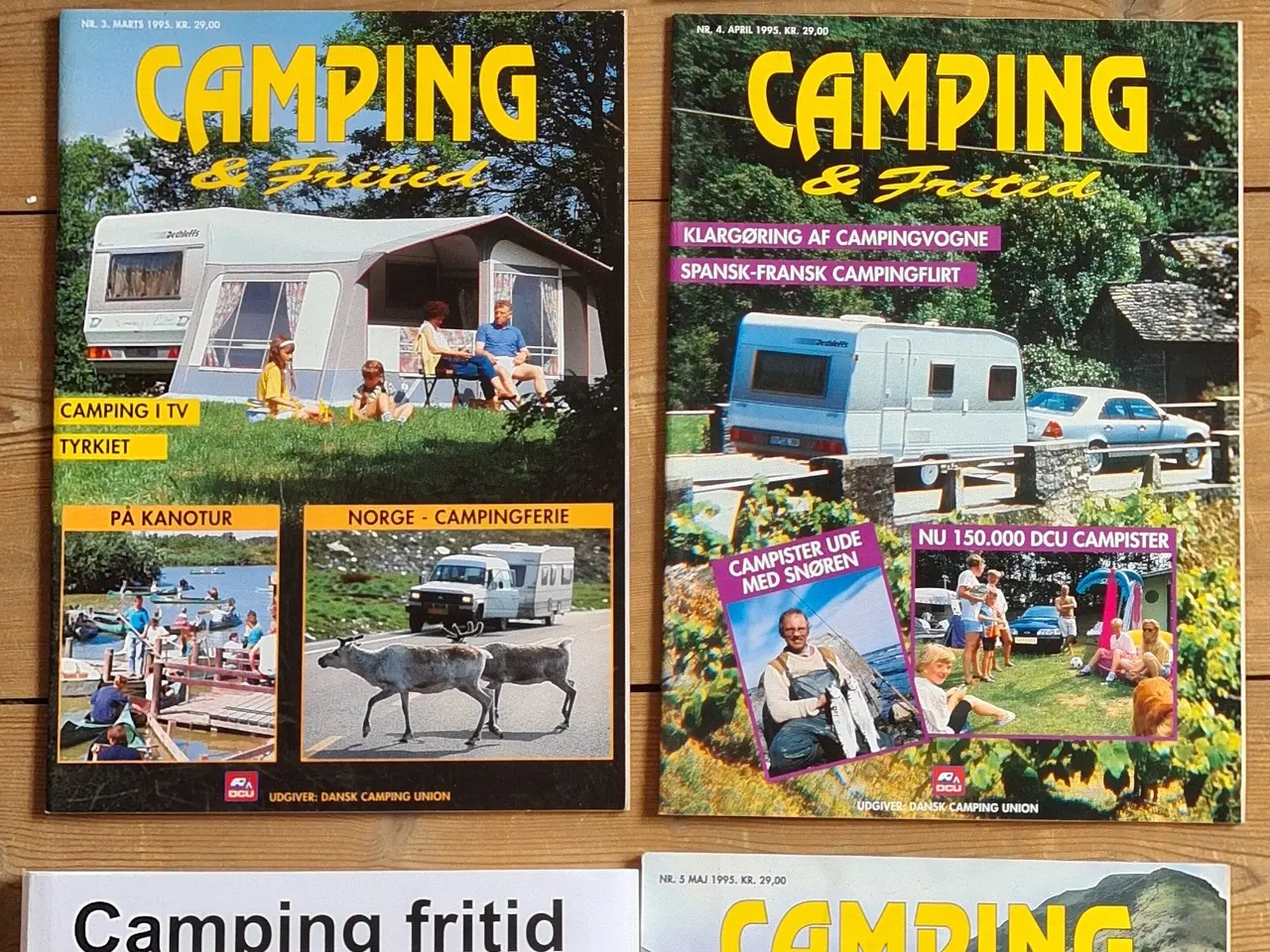 Billede 1 - Camping & Fritid magasiner 1995 sæt med 10 blade