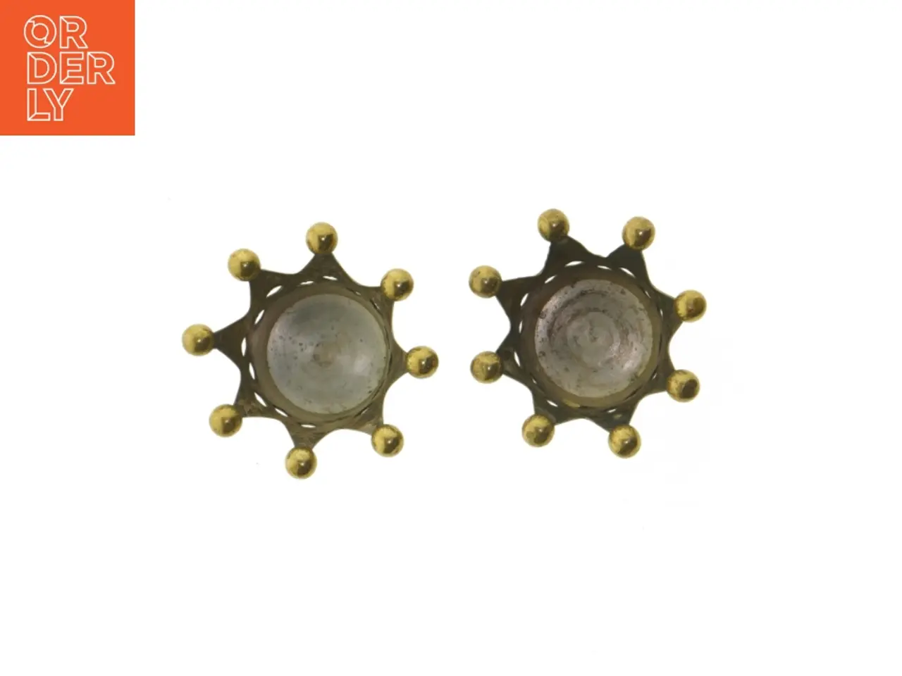 Billede 3 - Messinglysestager fra Kgs Lyngby (str. 8 cm)