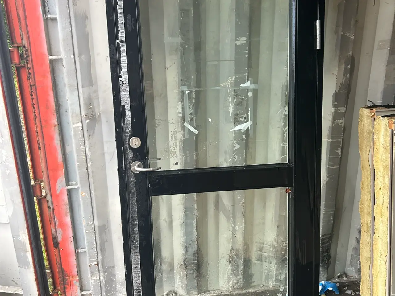 Billede 1 - Facade dør træ/alu. 3-lags