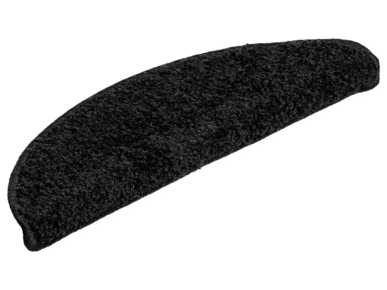 Billede 3 - Trappemåtter - 15 stk. halvrunde 56×17×3 cm - sort