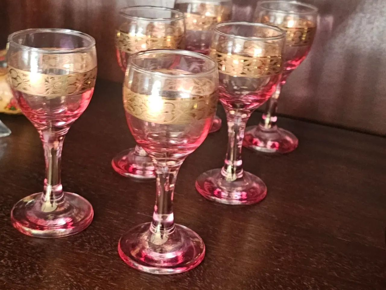 Billede 1 - Moser stil bøhmisk cordial- eller sherryglas