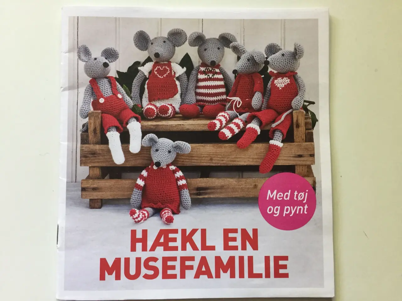 Billede 1 - Hækl en musefamilie