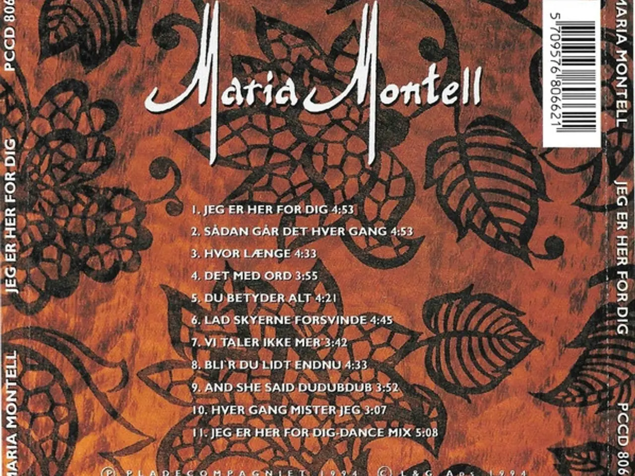 Billede 2 - Maria Montell – Jeg Er Her For Dig – CD