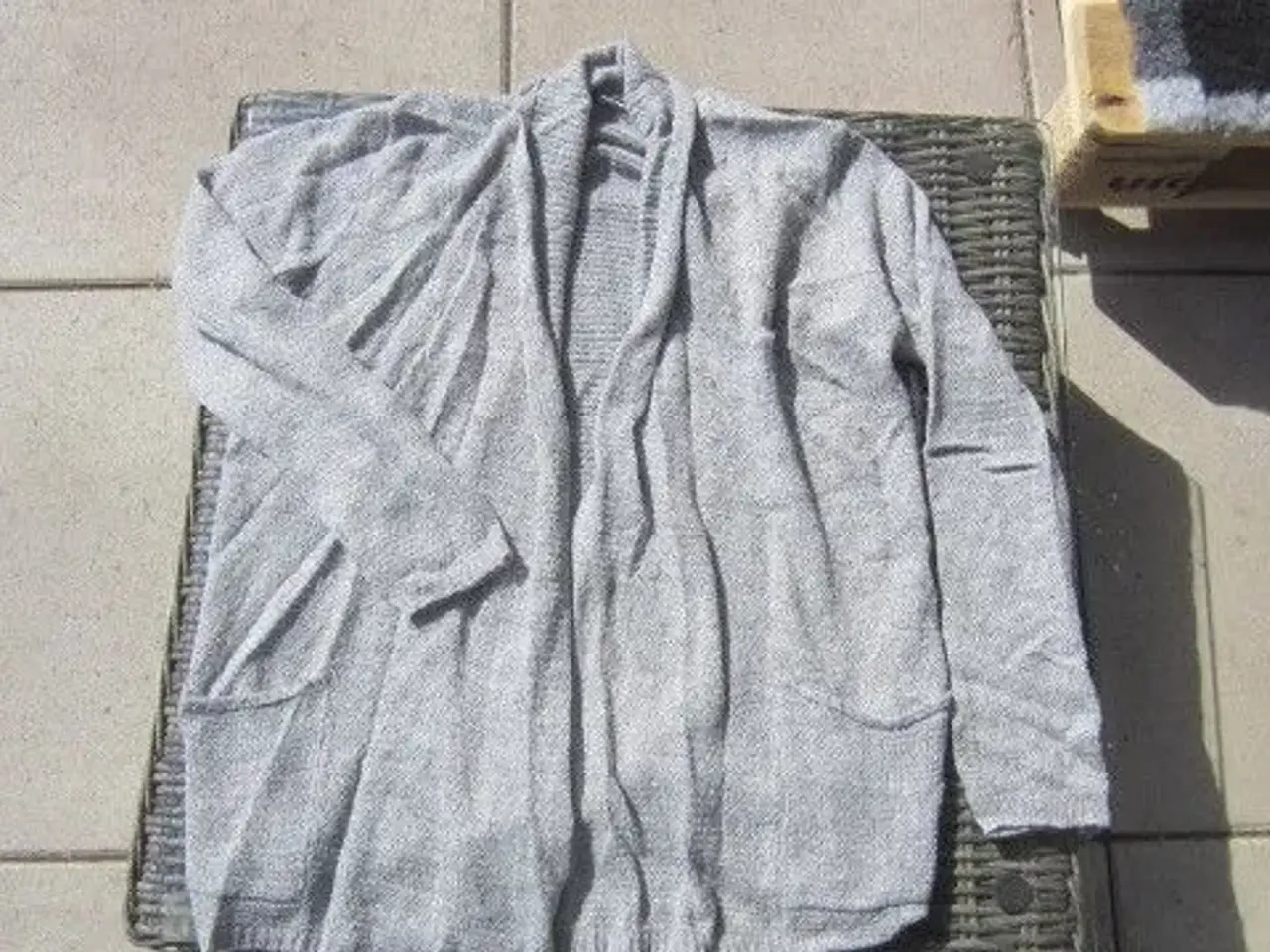 Billede 1 - Str. M, lang strikcardigan