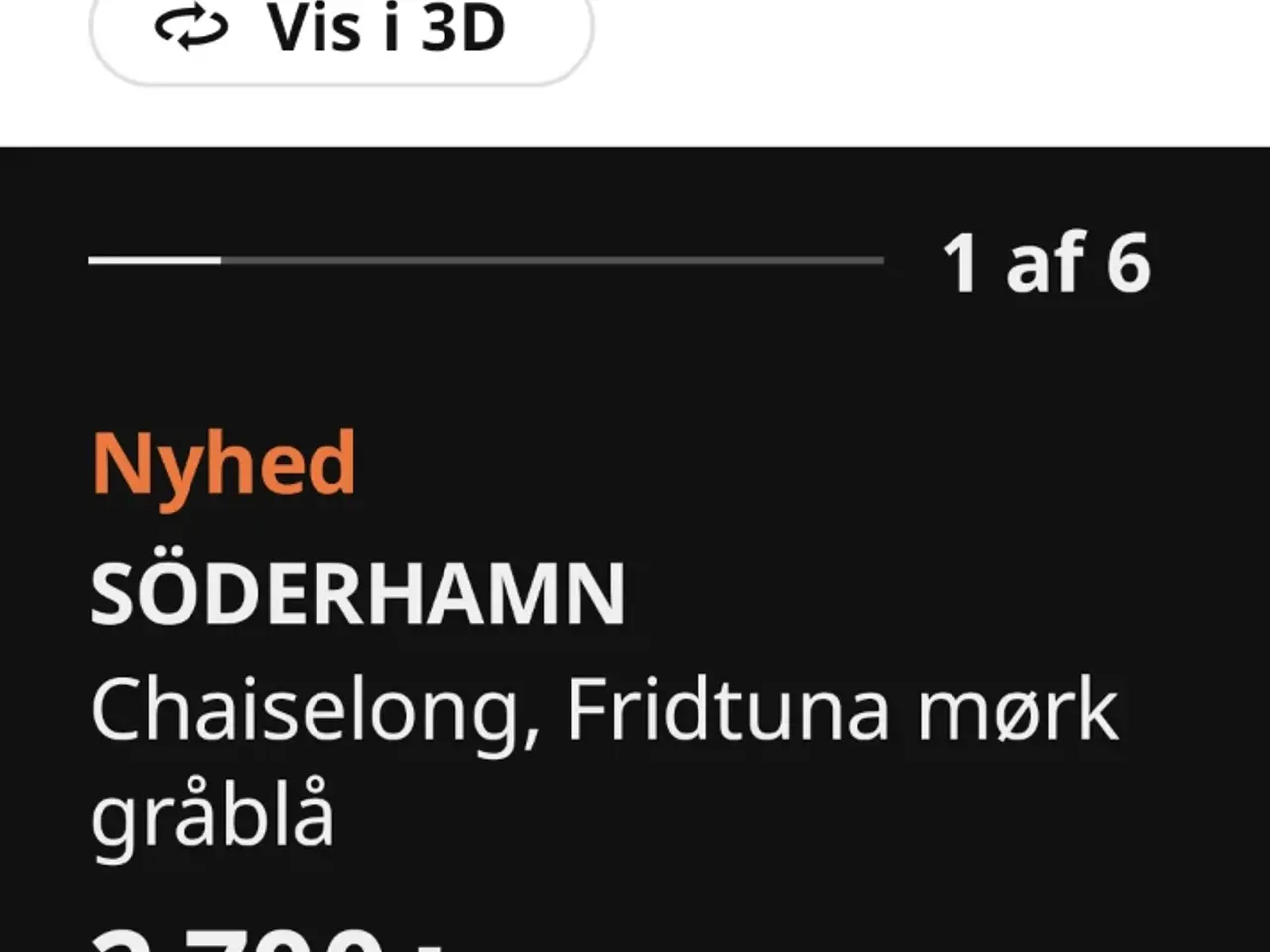 Billede 2 - Ikea søderhamn chaiselong