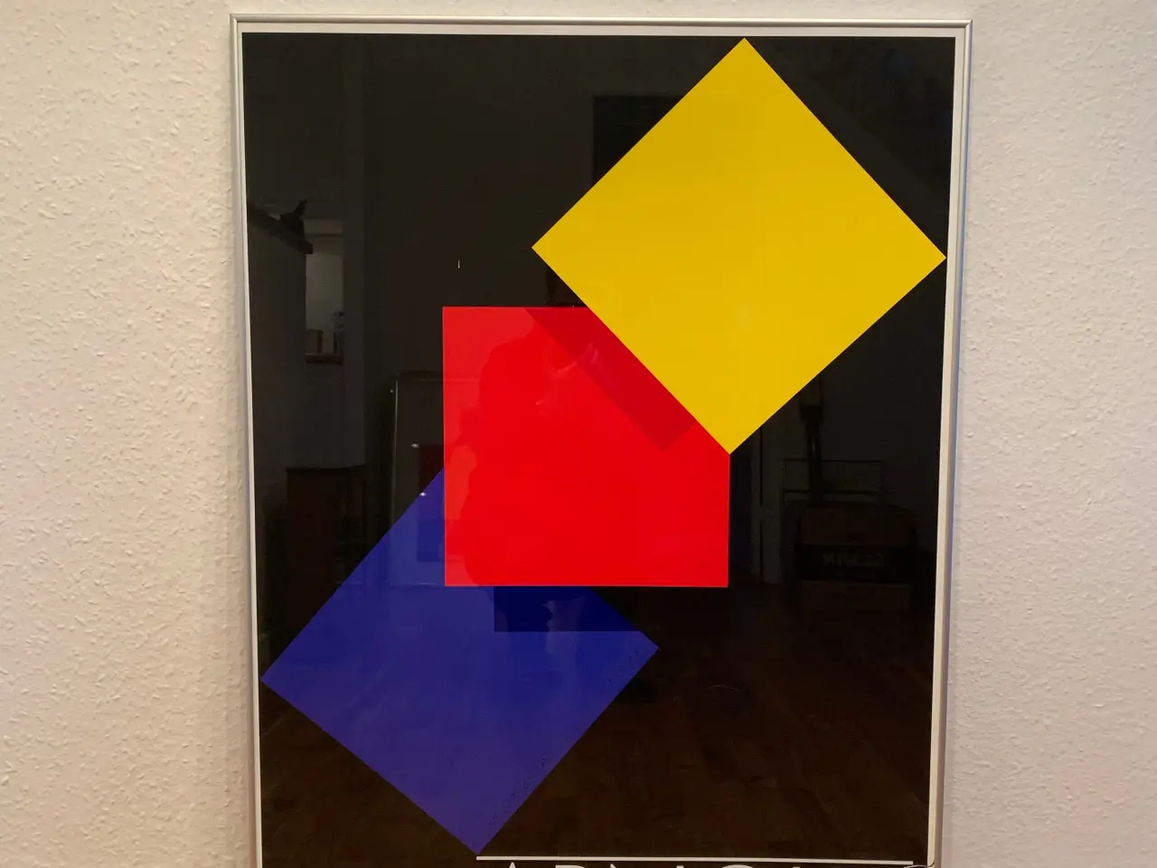 Billede 1 - Indrammet plakat af Per Arnoldi