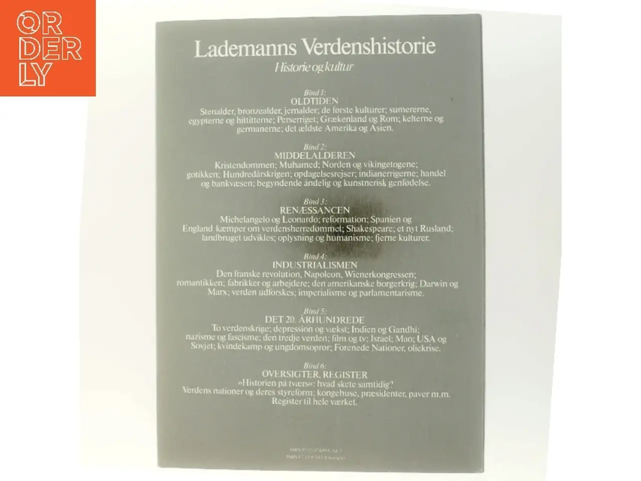 Billede 3 - Lademanns Verdenshistorie (Bog)