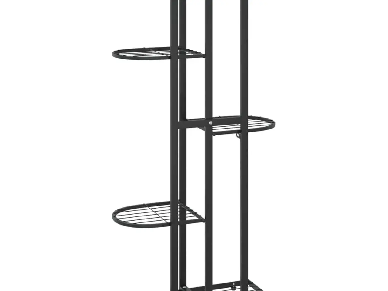Billede 5 - Blomsterstativ i 5 niveauer - metal, sort 43×22×98 cm