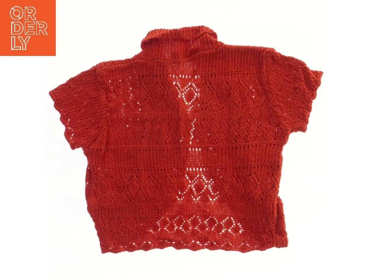 Billede 2 - Strikket cardigan med korte ærmer fra New Image (str. 98)