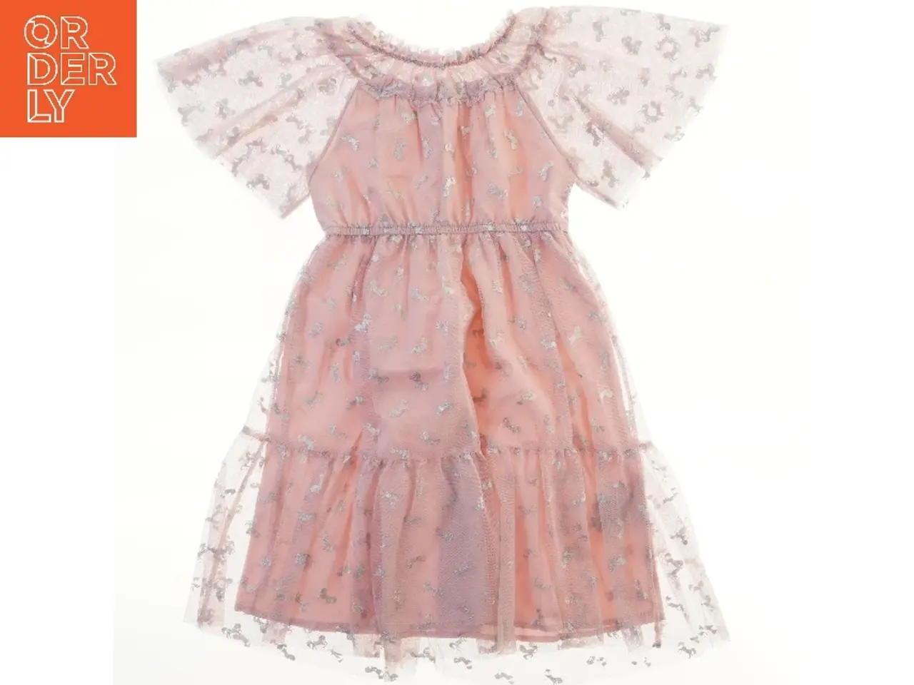 Billede 1 - Tylkjole med hesteprint fra H&M (str. 128)