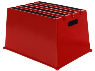 Skammel 1-trin Rød Ny model