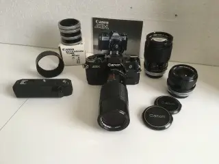 canon AE - 1 spejlrefleks lens objektiv optik