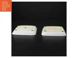 Porcelænstallerkner med vintermotiv fra B&G (str. 12,5 cm)