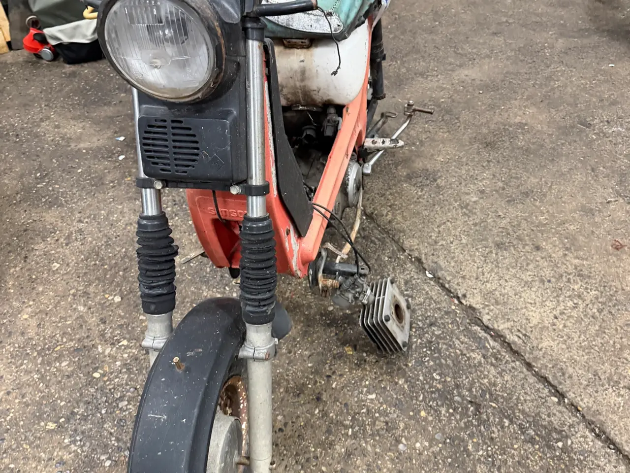 Billede 4 - Simson SR50 Projekt. 4-fodgear