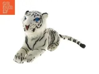 Hvid tiger tøjdyr (str. 35 cm)