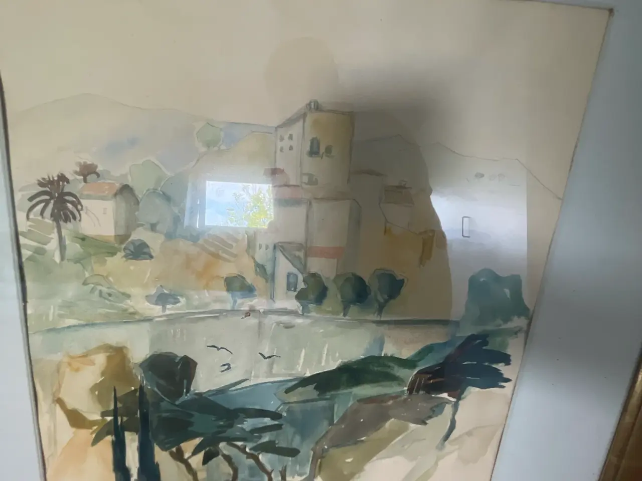 Billede 2 - Beth Zeeh – akvarel, 1957