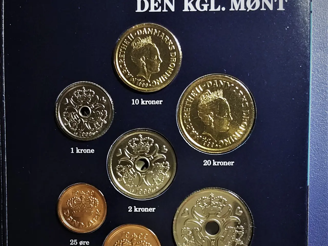 Billede 1 - DET KGL MØNTSÆT 1999 Margrethe II TOP Stand!