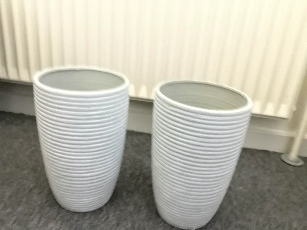 Billede 1 - 2 stk gulv vaser 25 cm høj