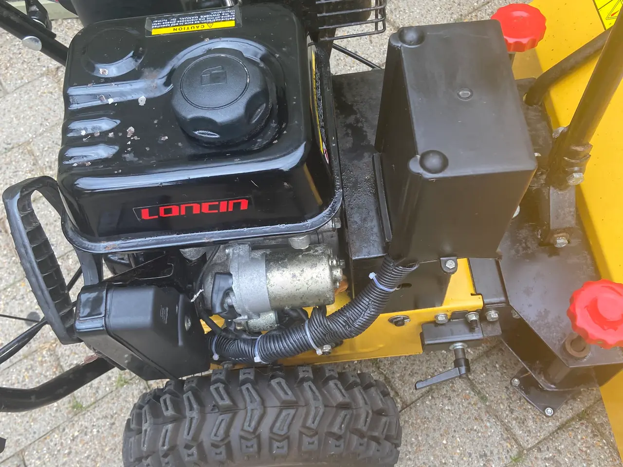 Billede 5 - Texas fejemaskine Loncin benzinmotor og el start