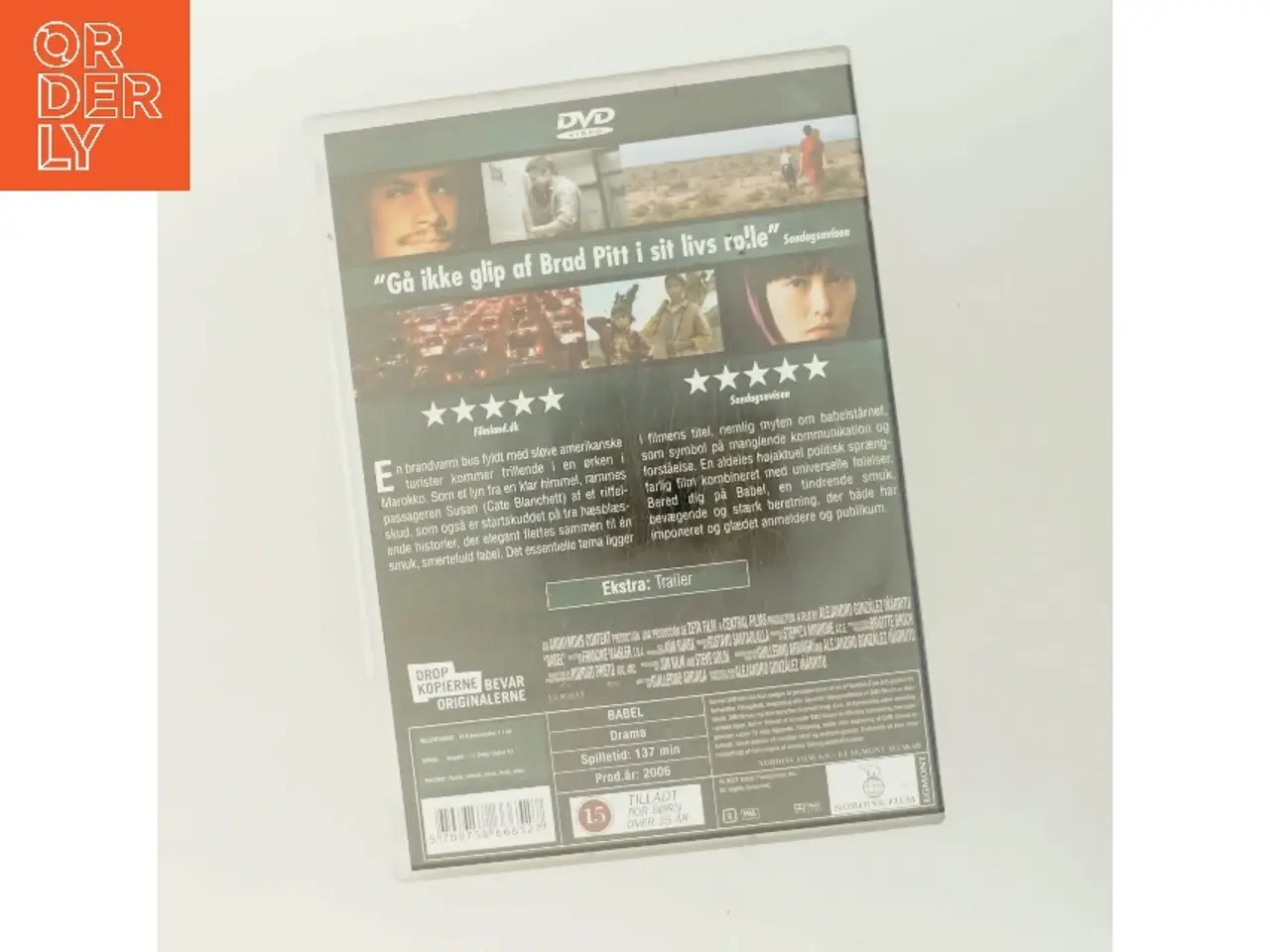 Billede 3 - Babel med Brad Pitt (DVD)