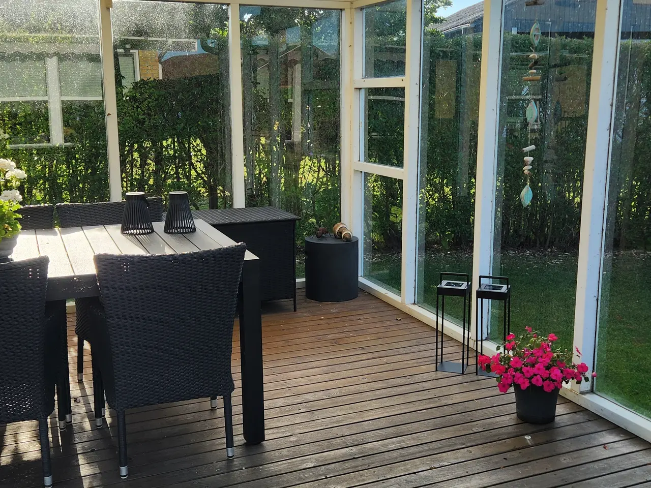 Billede 4 - Overdækket terrasse med orangeri