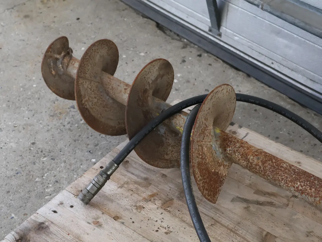 Billede 4 - Hydraulisk pælebor til minigraver, ø ca 250mm