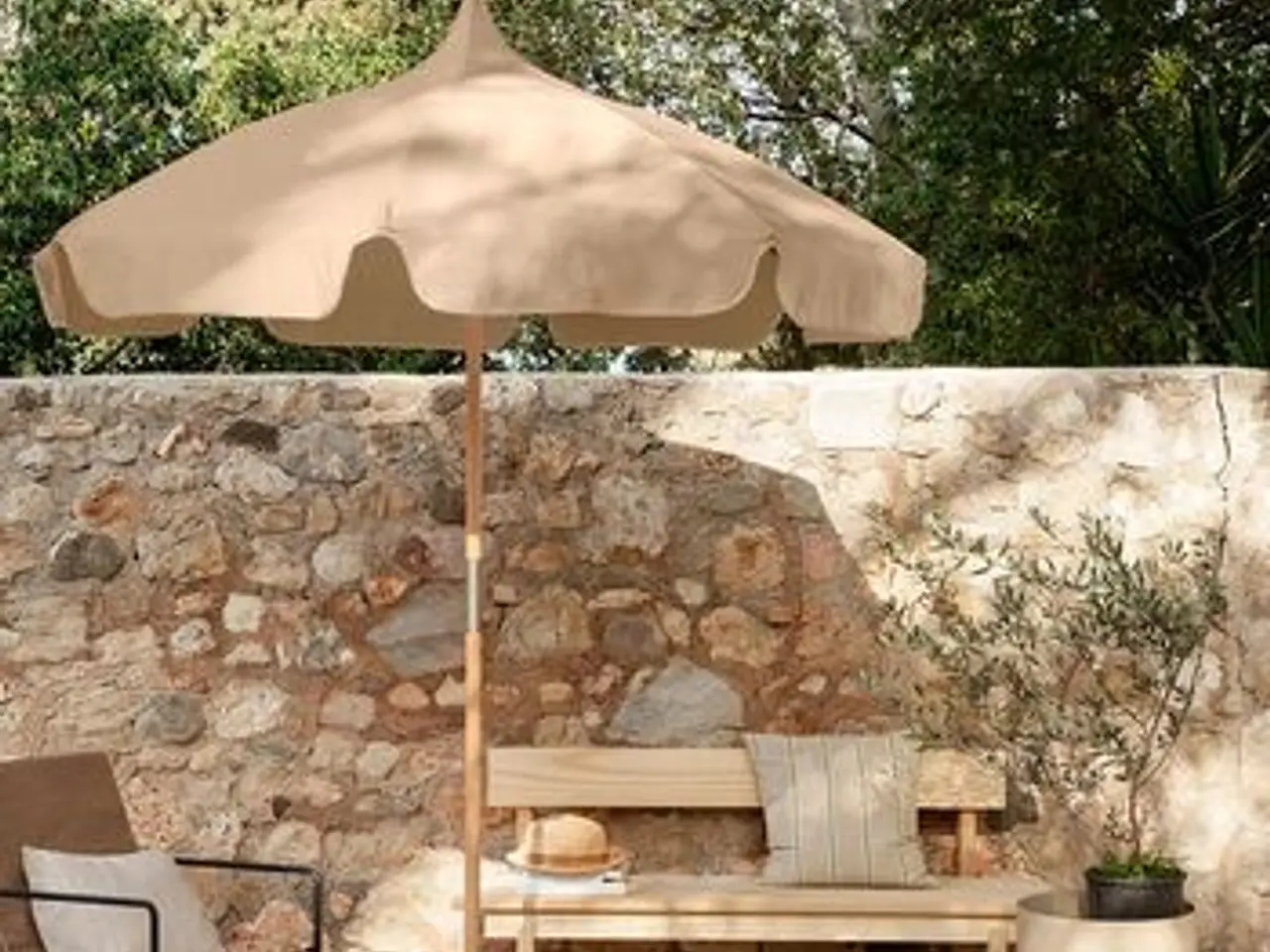Billede 3 - Lull Parasol FERM LIVING Str.: Ø: 200 x H: 225 cm