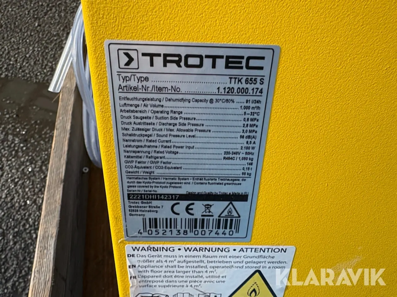 Billede 11 - Affugtere Trotec/Staring TTK 655/80L PRO - 2 styk