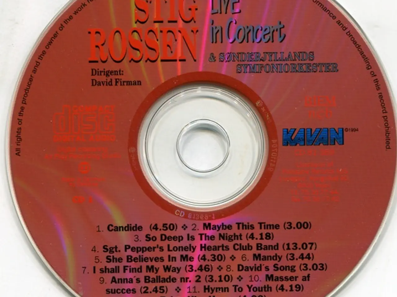 Billede 3 - Stig Rossen &… – Live In Concert – 2CD