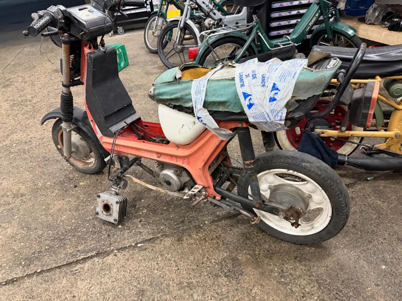 Billede 3 - Simson SR50 Projekt. 4-fodgear