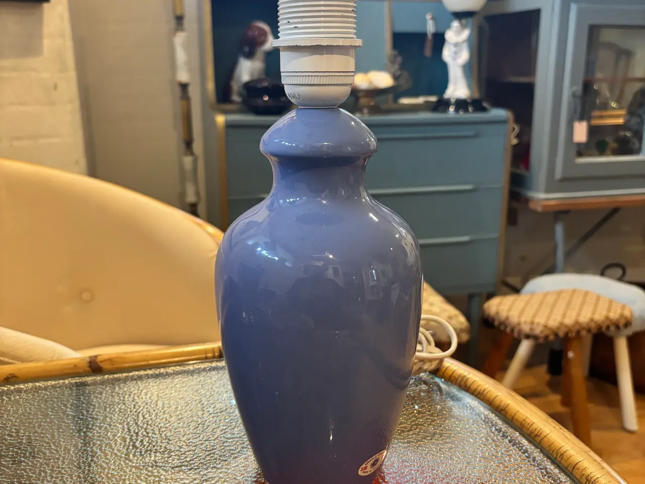 Billede 2 - Søholm bordlampe i meget flot farve