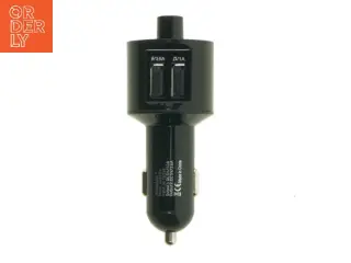 Biloplader med dobbelt USB-port fra Mobiline (str. 9 cm)